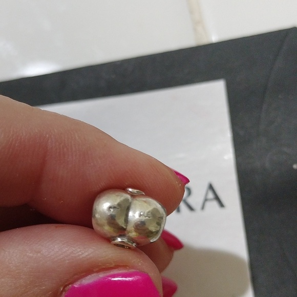 Pandora Heart with Clear CZ Charm 925 ALE 790134CZ - Picture 4 of 6